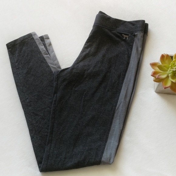 PINK Victoria's Secret Grey Leggings Size Small - Picture 2 of 6